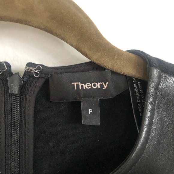 Theory Lambskin Leather Top - Picture 2 of 8